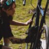 Microfibre bike cleaning glove